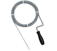 ANGIX 3m Plumbing Snake Drain Unblocker Wire Rod - Professional Drain Snake, Drain Unblocker Tool, Toilet Auger for Home & Commercial Use - Durable, Flexible, Easy to Use