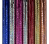 ANGIX 4 x Christmas Holographic Wrapping Paper Roll Sparkling Shiny Foil Gift Wrap Roll For Birthday, Wedding, Craft Art Decoration And Festive Decoration (Assorted Colors)