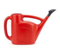 ANGIX 6 Litre Watering Can With Long Spout & Detachable Rose Head Lightweight Durable Indoor & Outdoor Water Can For Plants Flowers Houseplants Garden (Red)