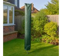 ANGIX Rotary Washing Line Cover 145 x 29 x 29cm (Approx.) - Heavy Duty Waterproof Garden Protective Cover with Drawstring, Weather Resistant Lid for Outdoor Clothes Airer