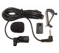 Angkoole MJ509D 3.5mm Microphone Assembly Mic for Car Vehicle Head Unit Bluetooth Enabled Stereo Radio GPS DVD, Black