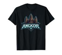 Angkor Temple Cambodia Design Khmer Style Graphic T-Shirt