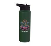 Angkor Wat Cambodia Buddha Vintage Buddhist Souvenir Stainless Steel Insulated Water Bottle