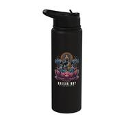 Angkor Wat Cambodia Buddha Vintage Buddhist Souvenir Stainless Steel Insulated Water Bottle