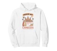 Angkor Wat Cambodia, Fun Khmer Temple Travel Souvenir Pullover Hoodie