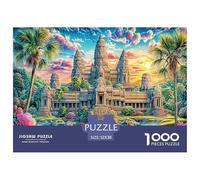 Angkor Wat_ Cambodia Jigsaw Puzzle for Adults And Teenagers, Impossible 1000 Piece Puzzle, Mindfulness & Family Fun Activity, Challenging Puzzle Game 52x38cm/1000pcs