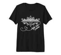 Angkor Wat, Cambodia Signature Heart Art Souvenir Premium T-Shirt