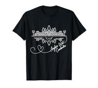 Angkor Wat, Cambodia Signature Heart Art Souvenir T-Shirt