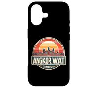Angkor Wat Cambodia Souvenir Memorabilia Retro Vintage Sun Case for iPhone 17