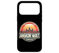 Angkor Wat Cambodia Souvenir Memorabilia Retro Vintage Sun Case for iPhone 17 Pro Max