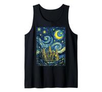 Angkor Wat Cambodia Starry Night Art History Present Tank Top