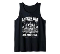 Angkor Wat Cambodia Temple Travel Graphic Tank Top