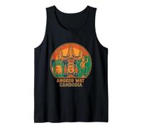 Angkor Wat Cambodia Travel Souvenir Landmark Tourist Gift Tank Top