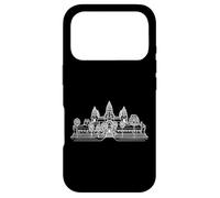 Angkor Wat Line Art Cambodia Temple Drawing Case for iPhone 17 Pro