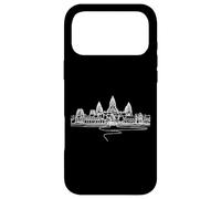 Angkor Wat Temple Line Art Cambodia Architecture Case for iPhone 17 Pro Max