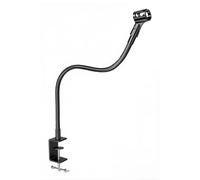 Angksorm 24" Flexible Gooseneck Microphone Stand with Desk Clamp for Podcasting Streaming Radio Broadcast Studio