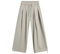 Anglan Men's Double Valley Tuck Sweat Pants Melange Grey