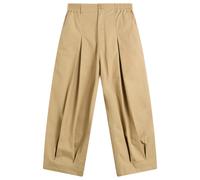 Anglan Men's Unbalance Long Tuck Balloon Pants Beige