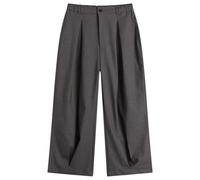 Anglan Men's Valley Tuck Trousers Charcoal
