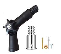 Angle Adaptor for Extension Pole- Extension Pole Hinge Tip- Threaded Tip Replacement- Metal Threaded Handle Tips for 1" Wood or Metal Poles -2pc