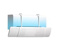 Angle Adjustable Air Conditioner Deflector helps Cooling/Heating Air Circulation, Wind Baffle and Direction, Anti-Condensation-White