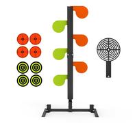 Angle-Adjustable AR500 Dueling Tree Target Kit, 6-Pc 3/8"x6" Paddles