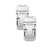 Angle Adjustable Folding Laptop Stand Self-Adhesive Invisible Zinc Alloy Cradle for Laptops Tablets and Keyboards