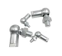 Angle ball joints 1pc Ball Head Joint Rod End Bearing M5 M6 M8 M10 M12 M14 M16 Right/Left thread Rod Ends Stud Dust ring universal joint(No seal,M10X1.5_LEFT THEAD)
