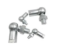 Angle ball joints 1pc Ball Head Joint Rod End Bearing M5 M6 M8 M10 M12 Right/Left thread Rod Ends Stud Dust ring car universal joint(No seal,M8X1.25_RIGHT THREAD)