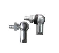 Angle ball joints 1pc Rod Ends Stud Dust ring car universal joint Ball Head Joint CS8 CS10 CS13 CS16 CS19 M5M6M8M10M12M14M16(CS16-1 M12x1.75 M5x0.8 with Seals,Left Thread)