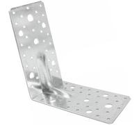 Angle Bracket Heavy Duty 2.5mm Galvanised Steel Metal Corner Braces for Joining, Bracing, and Reinforcing Pack of: 1 Size: 150x150x65x2.5mm