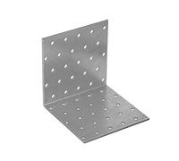 Angle Brackets KM13 100x100x100 T2mm Corner Bracket Metal L Plate Heavy Duty Steel (Pack of 1)