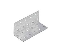 Angle Brackets KM14 40x40x100 T2mm Corner Bracket Metal L Plate Heavy Duty Steel (Pack of 10)