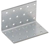 Angle Brackets KM6 60x60x100 T2mm Corner Bracket Metal L Plate Heavy Duty Steel (Pack of 10)