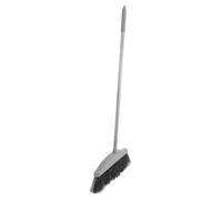 Angle Broom Indoor Sweeping Brush with Long Handle, Soft Bristles | Stainless Steel and PET Build, 45° Angled Head for Indoor and Outdoor Dust, Hair