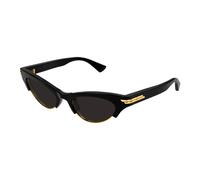 Angle Cat Eye Sunglasses - female - Bottega Veneta - Sunglasses - Black - 52 MM - Accessories 52 MM
