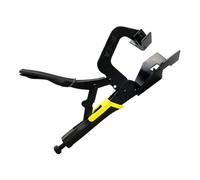 Angle clamp, right angle carpentry clamp, black color, adjustable positioning jig, no-slip quick bypass design for durable finish, meub frame cabinet tool