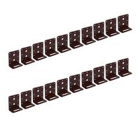 Angle Corner Bracket L-Shape Brace Fastener Plate 80mm x 40mm x 75mm 20PK