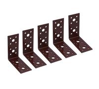 Angle Corner Bracket L-Shape Brace Fastener Plate 90mm x 90mm x 40mm 5PK
