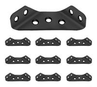 Angle Corner Connector Brackets for Furniture Frames Offering Stable Support for Shelves and Cabinets, Made from Stainless Steel Material (10pcs)