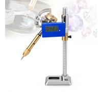 Angle Digital Display Gemstone Grinding Machine, Machine Mast Gem Faceting, Index Wheel and Height-Adjustable Stand, Zero-Reference Memory, for Jewelry and Gemstone Lapidary Work 96