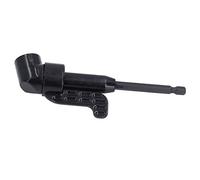 Angle Drill Attachment, Drill Socket Adapter 105 Degree Power Drill Socket Adapter Magnetic Angled Screwdriver Bit Socket Drill Adapter with 1/4in Hex Shank Socket Adapter