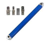 Angle Extension Wrench - ABS/steel 39x4x2.5cm Non-slip Adjustable Manual Tool | Versatile Pipe Wrench Extension Tool With 1/2", 1/4", 3/8" Adapter | Home, Factory