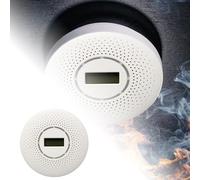 Angle Finder Advanced Photoelectric Detector Fire Alarm With 10 Year Battery And Smart Test Feature For Enhanced Home (White, 11 8cm)