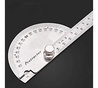 Angle Finder,Angle Rule,180 Degree Adjustable Protractor Multifunction Stainless Steel Roundhead Angle Ruler Mathematics Measuring Tool Protractor