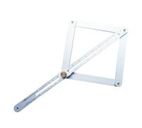 Angle Finder Square Protractor Tool - Stainless Steel Corner Angle Measuring Ruler for Floor, Ceiling, Tile & Wood | Multi-Functional Diagonal Trimming Tool for Brick, Stone, Ceramic & Carpentry