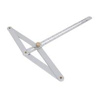 Angle Finder Tool, Protractor Angle Finder Angle Finder Adjustable Portable Aluminum Alloy Square Protractor Ruler Angle Measure Tool for Carpenters, Plumbers and Building