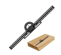 Angle Frame Square, Adjustable Measuring Ruler, Combination Squaare, Aluminum Protractor, 90° Ruleer for Carpenters, Woodworkers, Construction, DIYers, Markings, Precision Tool