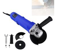 Angle Grinder 900W Corded Electric Angle Grinder 4.5 inch 115mm Disc Grinder Power Tool with Auxiliary Handle, Wrench and Wheel Disc 12000 RPM for Cutting Grinding Polishing, Blue