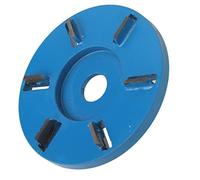 Angle Grinder Attachments, Wood Carving Disc Steel 6-Teeth Milling Cutter Woodworking Tool Angle Grinder Accessories Flat Blade Wood Carving Tools Angle Grinder Accessories (Flat